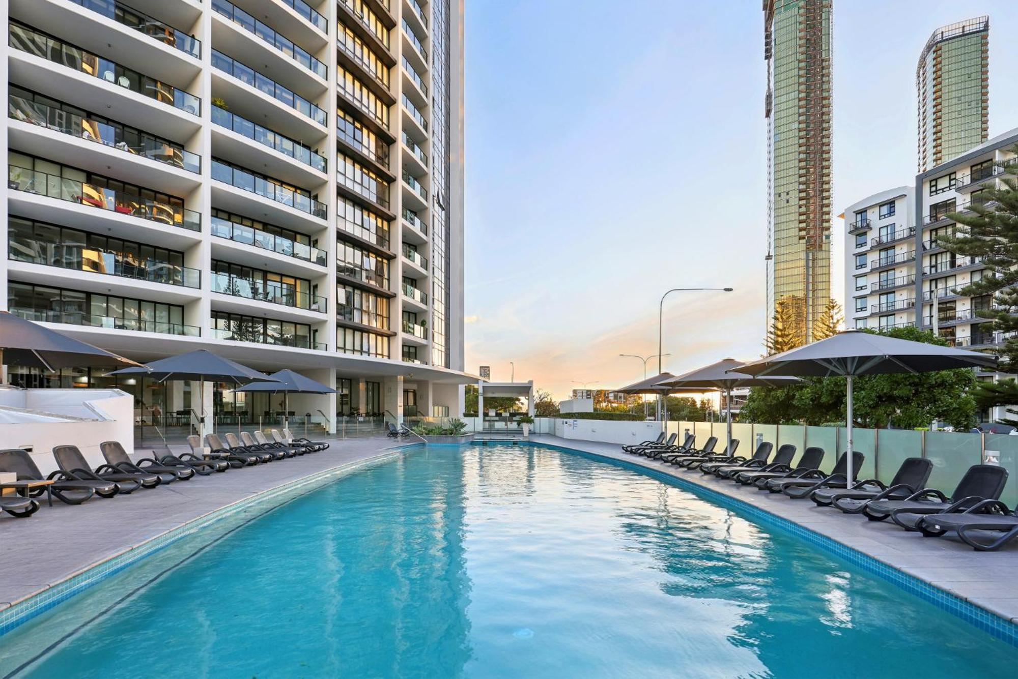 Ocean View 3-Bed With Gym, Pool, Sauna & Parking 골드코스트 외부 사진