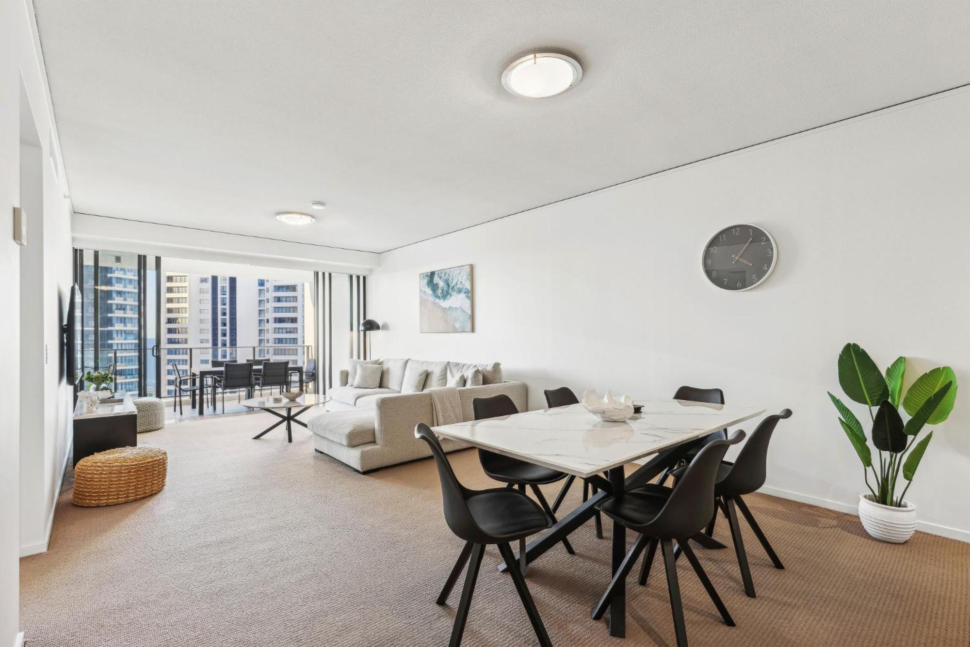 Ocean View 3-Bed With Gym, Pool, Sauna & Parking 골드코스트 외부 사진